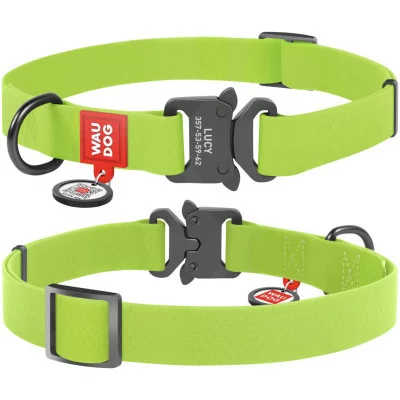 Collar  WAUDOG Waterproof, Нашийник водостійкий з QR паспортом