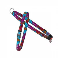 Шлея з ручкою WAUDOG Nylon з QR паспортом, малюнок 