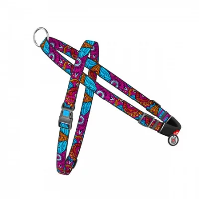 Шлея з ручкою WAUDOG Nylon з QR паспортом, малюнок 