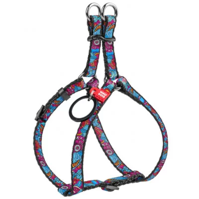 Шлея WAUDOG Nylon з малюнком анатомічна 