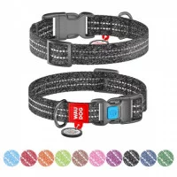 Нашийник WAUDOG Re-cotton з QR паспортом з хлопку