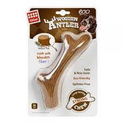 GiGwi Wooden Antler Іграшка для собак,рог жувальний,дерево,полімер