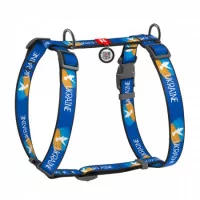 Шлея для собак анатомічний H-подібний WAUDOG Nylon з QR-пасп..