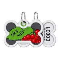 Collar WAUDOG Адресник для собак та котів металевий c QR пас..