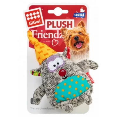 GiGwi PLUSH Іграшка для собак Ведмідь з пищалкою текстиль