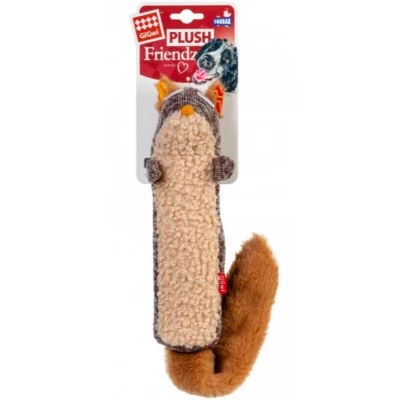 GiGwi PLUSH Іграшка для собак Білка з пищалкою  текстиль