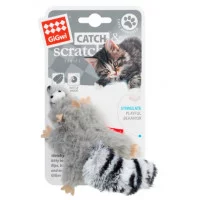 GiGwi CATCH&scratch Іграшка для котів Єнот з котячою м'ятою ..