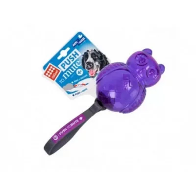 GiGwi Push to mute, TPR Іграшка для собак Сова з вимикаємою пищалкою