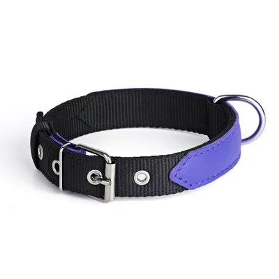 Нашийник Hard 25мм, 370-440мм з нейлону та шкіри