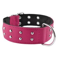 Нашийник Hard 35мм, 410-510мм з нейлону та шкіри
