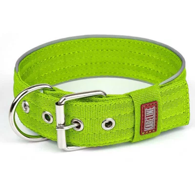 Нашийник Keeper Active посилений подвійний нейлон із світлов. кантом 25мм 300-380мм