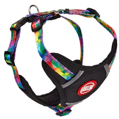 Шлея з нейлону з візерунком Keeper логотипом та  пл. пряжкою