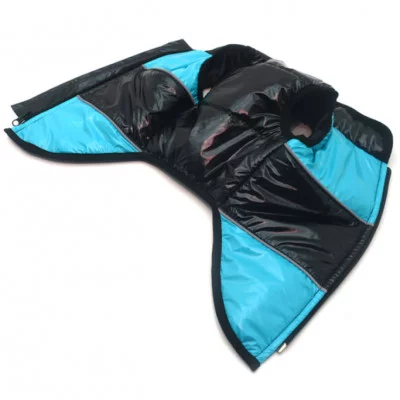 Лорі Жилет Талісман для тварин, бірюза+чорний