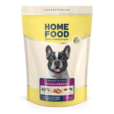 Home Food DOG ADULT MINI/MEDIUM Гіпоалергенний «Телятина з овочами»