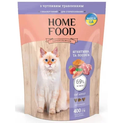Home Food CAT ADULT З чутливим травленням «Ягнятина та лосось»