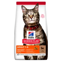 Hills Adult Optimal Care Корм для дорослих котів з ягням