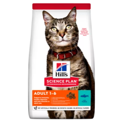 Hills Adult Optimal Care Корм для дорослих котів з тунцем