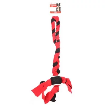 Flamingo Womas Fleece Rope With Ball Фламінго Вомаш Канат З М'Ячем Іграшка Для Собак