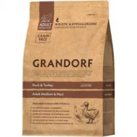 Grandorf Dog Duck&Turkey  Medium&Maxi Сухий корм для доросли..