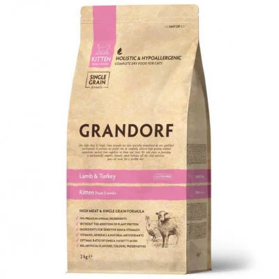 Grandorf Cat Lamb&Turkey Kitten  Сухий корм для кошенят ягня з індичкою