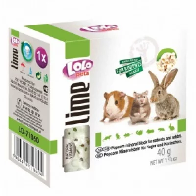 Lolo Pets Мінеральний камінь для гризунів, 45 гр, 12 шт / уп