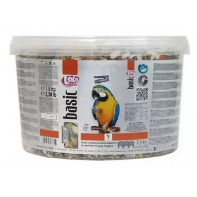 Lolo Pets Корм для великих папуг повнораціонний