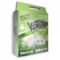 KOTIX  TOFU Green tea 6L Наповнювач для котів  тофу