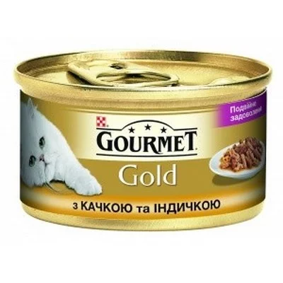 Gourmet Gold Консерви для котів, шматочки у підливі, 85 гр