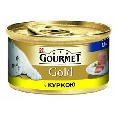 Gourmet Gold Консерви для котів, мус, 85 гр (паштет банка)