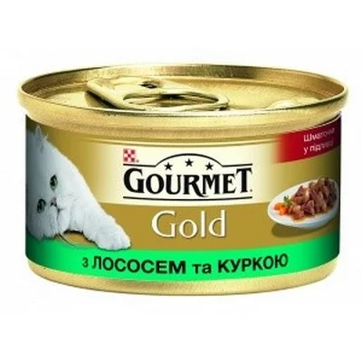 Gourmet Gold Консерви для котів, шматочки у підливі, 85 гр