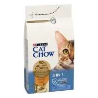 Purina Cat Chow Feline 3 in 1 Сухий корм для котів з індичко..