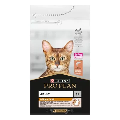 Pro Plan Cat Adult Derma Care Сухий корм для дорослих котів з чутливою шкірою, з лососем