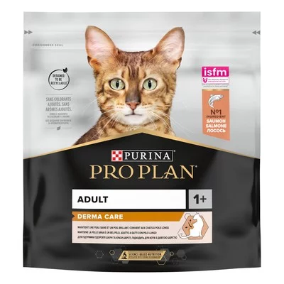 Pro Plan Cat Adult Derma Care Сухий корм для дорослих котів з чутливою шкірою, з лососем