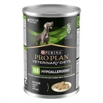 Pro Plan Veterinary Diets HA Hypoallergenic Консерви гіпоалергенні для цуценят та дорослих собак