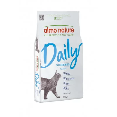 Almo Nature Daily Cat Sterilised для дорослих стерилізованих котів з тунцем