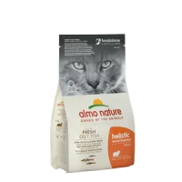 Almo Nature Holistic Cat для дорослих котів зі свіжою жирною..
