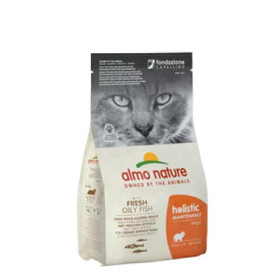 Almo Nature Holistic Cat для дорослих котів зі свіжою жирною рибою