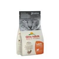Almo Nature Holistic Cat для дорослих котів зі свіжою індичк..