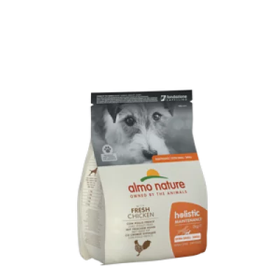 Almo Nature Holistic Dog XS-S для дорослих собак маленьких порід зі свіжою куркою
