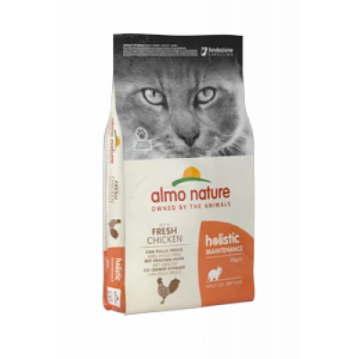 Almo Nature Holistic Cat для дорослих котів зі свіжою куркою