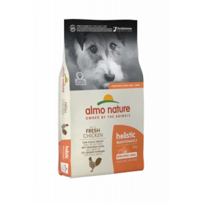 Almo Nature Holistic Dog XS-S для дорослих собак маленьких порід зі свіжою куркою