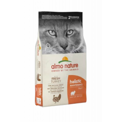 Almo Nature Holistic Cat для дорослих котів зі свіжою індичкою