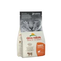 Almo Nature Holistic Cat для дорослих котів зі свіжою ялович..