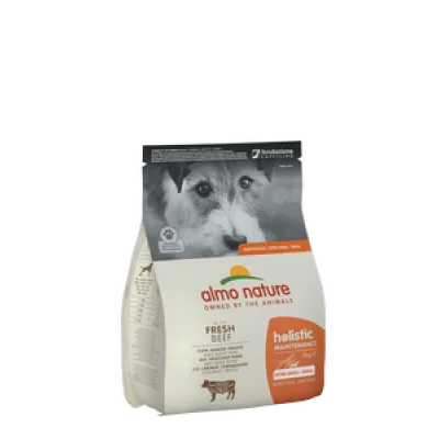 Almo Nature Holistic Dog XS-S для дорослих собак маленьких порід зі свіжою яловичиною