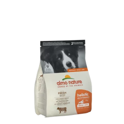 Almo Nature Holistic Dog M-L для дорослих собак середніх і великих порід зі свіжою яловичиною