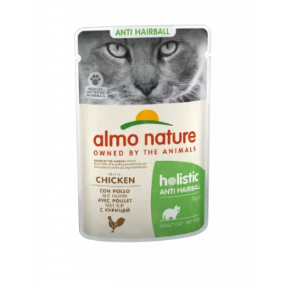 Almo Nature Holistic Functional Cat, для виведення шерсті, пауч, 70 г