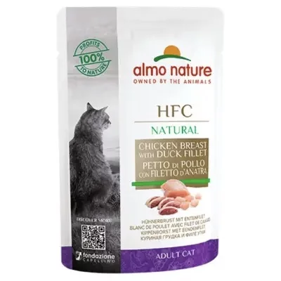 Almo Nature HFC Cat Natural Pouch Cat паучі для котів, 55 г