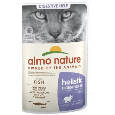 Almo Nature Holistic Functional Cat, для котів з чутливим травленням, пауч, 70 г