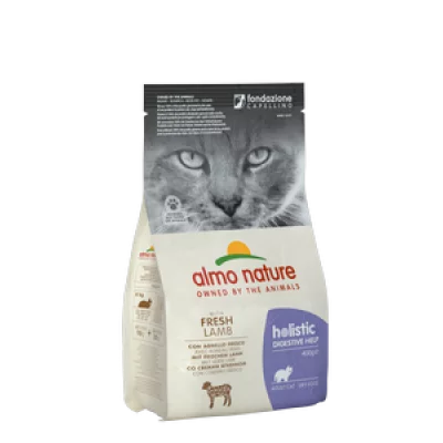 Almo Nature Holistic Cat для дорослих котів з чутливим травленням зі свіжим ягням