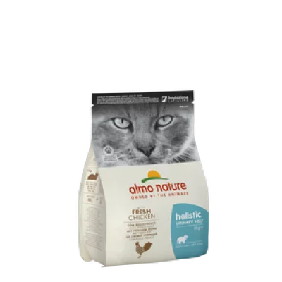 Almo Nature Holistic Cat для профілактики сечокам'яної хвороби у дорослих котів зі свіжою куркою